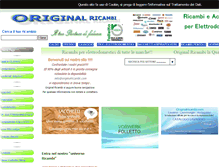 Tablet Screenshot of originalricambi.com